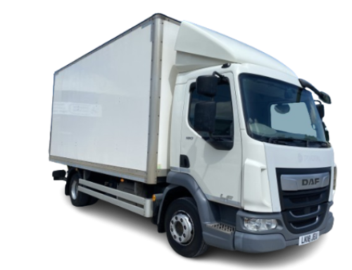 2018 Daf LF180 GRP box cantilever tail-lift