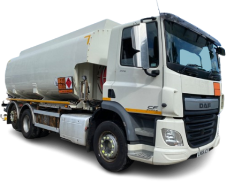 2018 (68) Daf CF370 6×2 26t fuel tanker